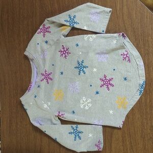 18m 18 months Cat & Jack snowflake shirt long sleeve